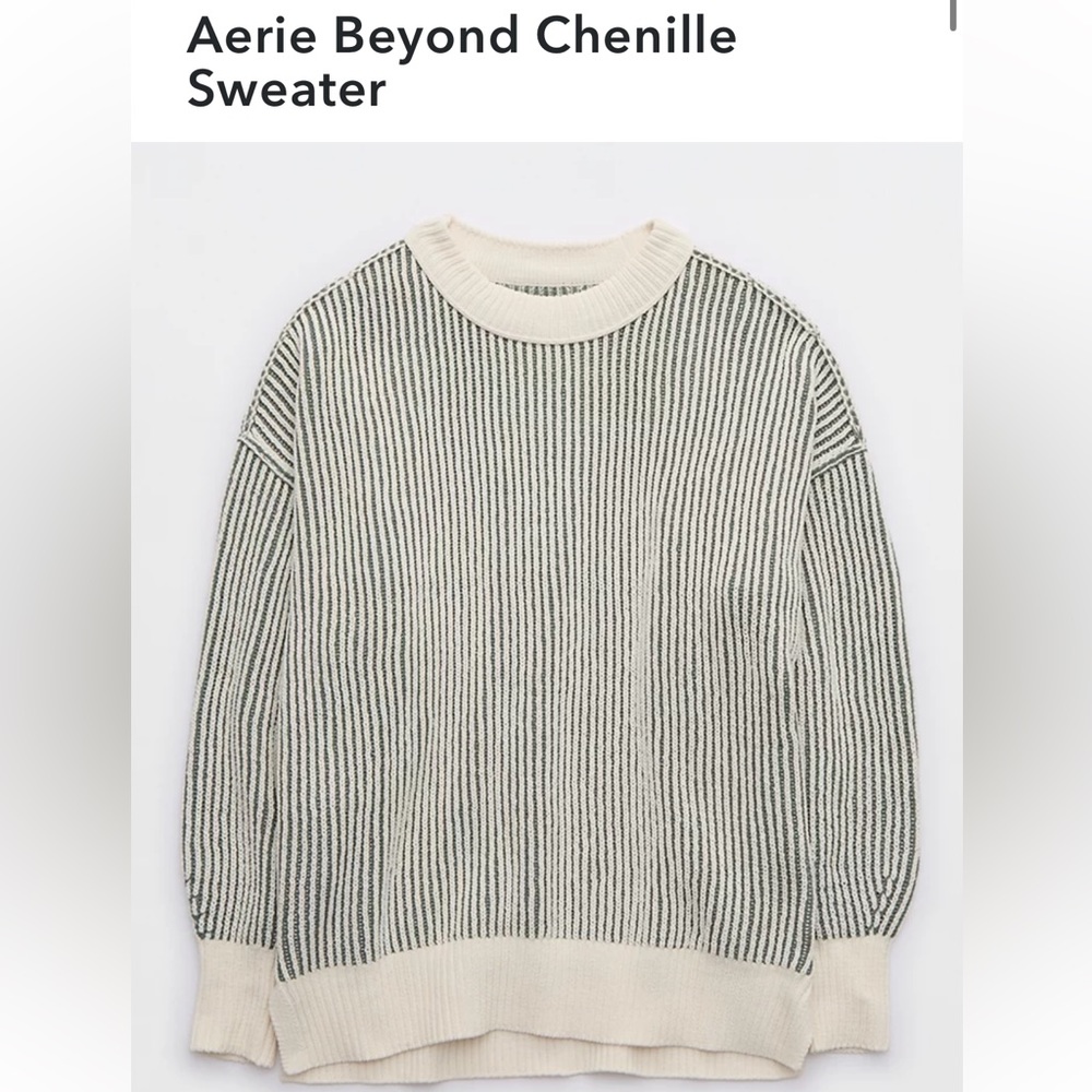 AERIE BEYOND CHENILLE SWEATER